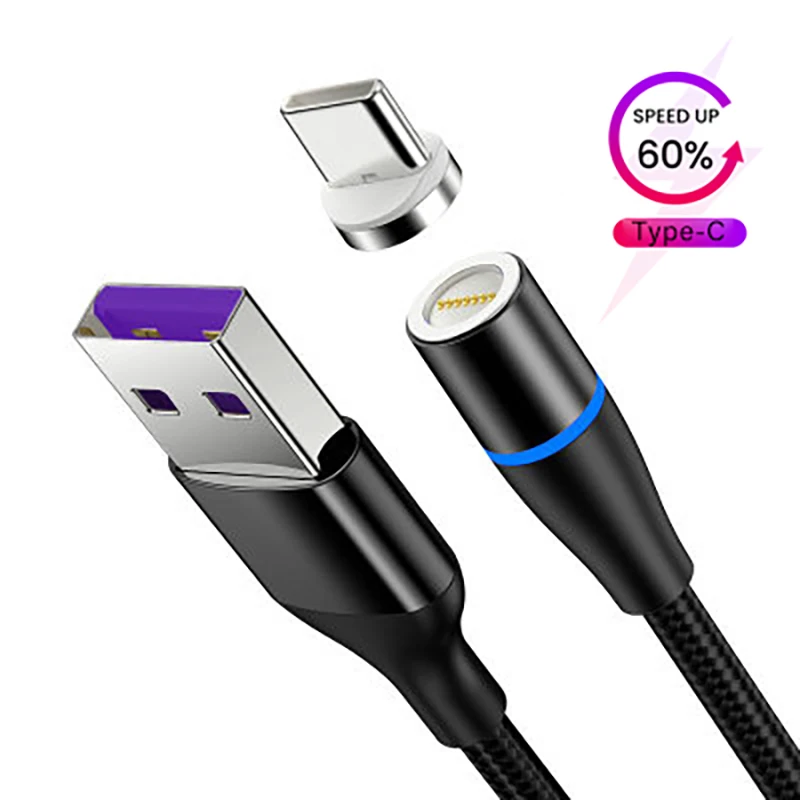 Магнитный Micro USB кабель для iPhone samsung Быстрая зарядка данных провод шнур магнитное