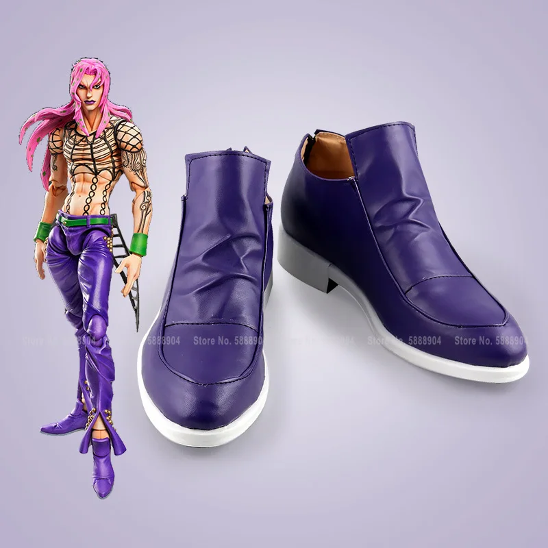 Хэллоуин Мужчины Женщины аниме JOJO'S странные приключения костюмы Johnny Joestar обувь