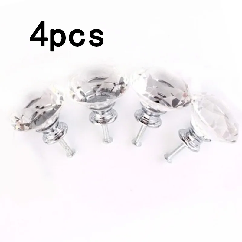 Кристаллы алмазы Сделай Сам стекло ручка двери шкаф инструменты|Ручки для