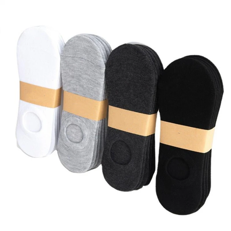 

Wholesale 10 Pairs=20pcs Men Women Socks Breathable Sports Socks Solid Color Boat Socks Comfortable Cotton Ankle Socks White