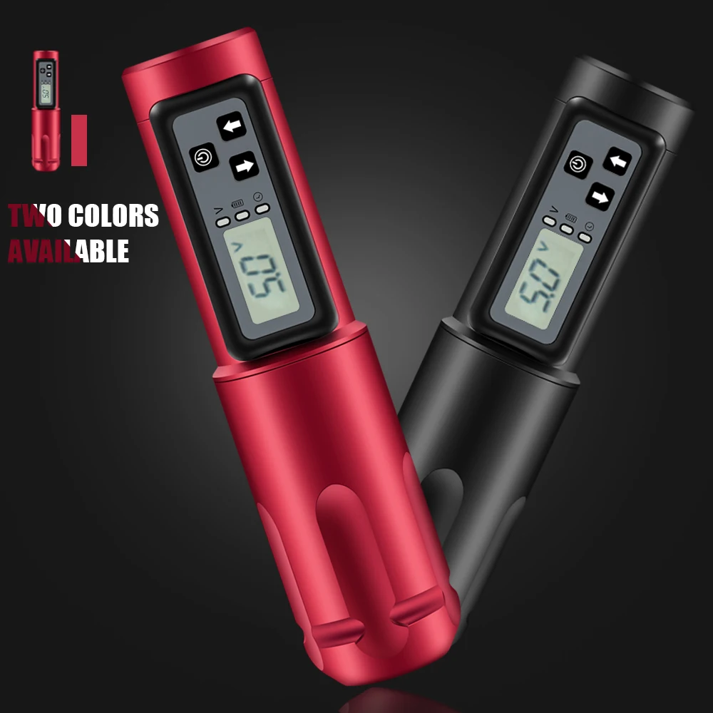 Профессиональная беспроводная тату-машинка вращающаяся аккумуляторная ручка со