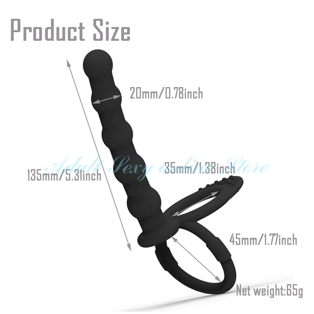 Реалистичный фаллоимитатор для пениса анальные пробки двойного проникновения