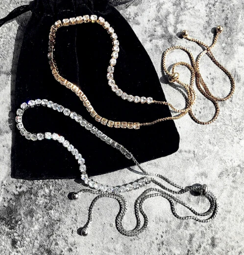 ZAKOL модное круглое теннисное регулируемое ожерелье с кубическим