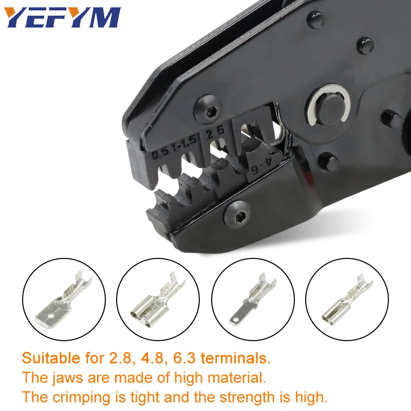 YF-04B Crimping Pliers plug/tube/Insulated/coaxial terminal Terminals Kit Multi Functional YEFYM Clamp Cable Tools | Инструменты