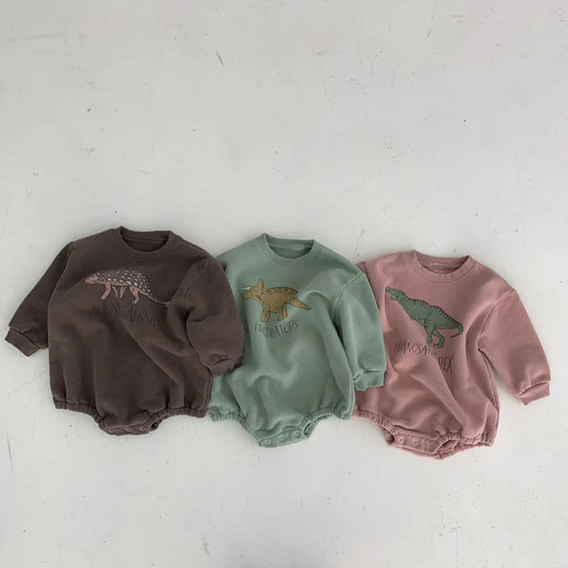 Модный детский осенне-зимний Новый комбинезон для мальчиков и девочек Корейский