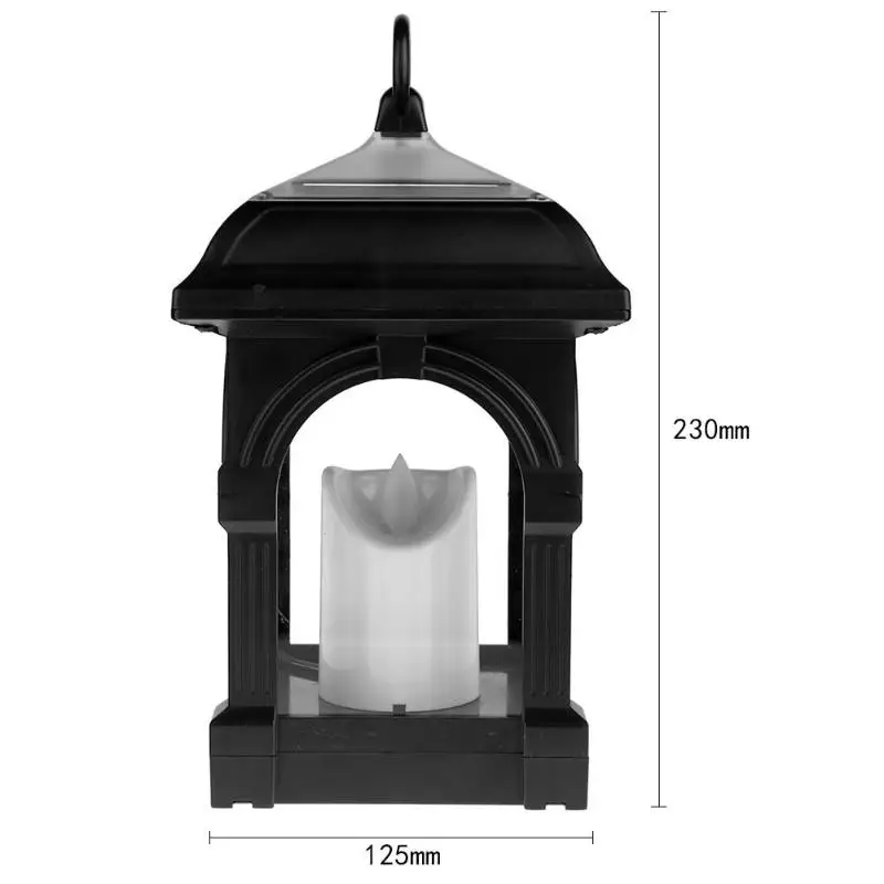 

Candle Lantern Shape Solar LED Light IP44 Waterproof Outdoor Home Hang Lamp Solar Light Path Lawn Yard Garden Lamps Decoration