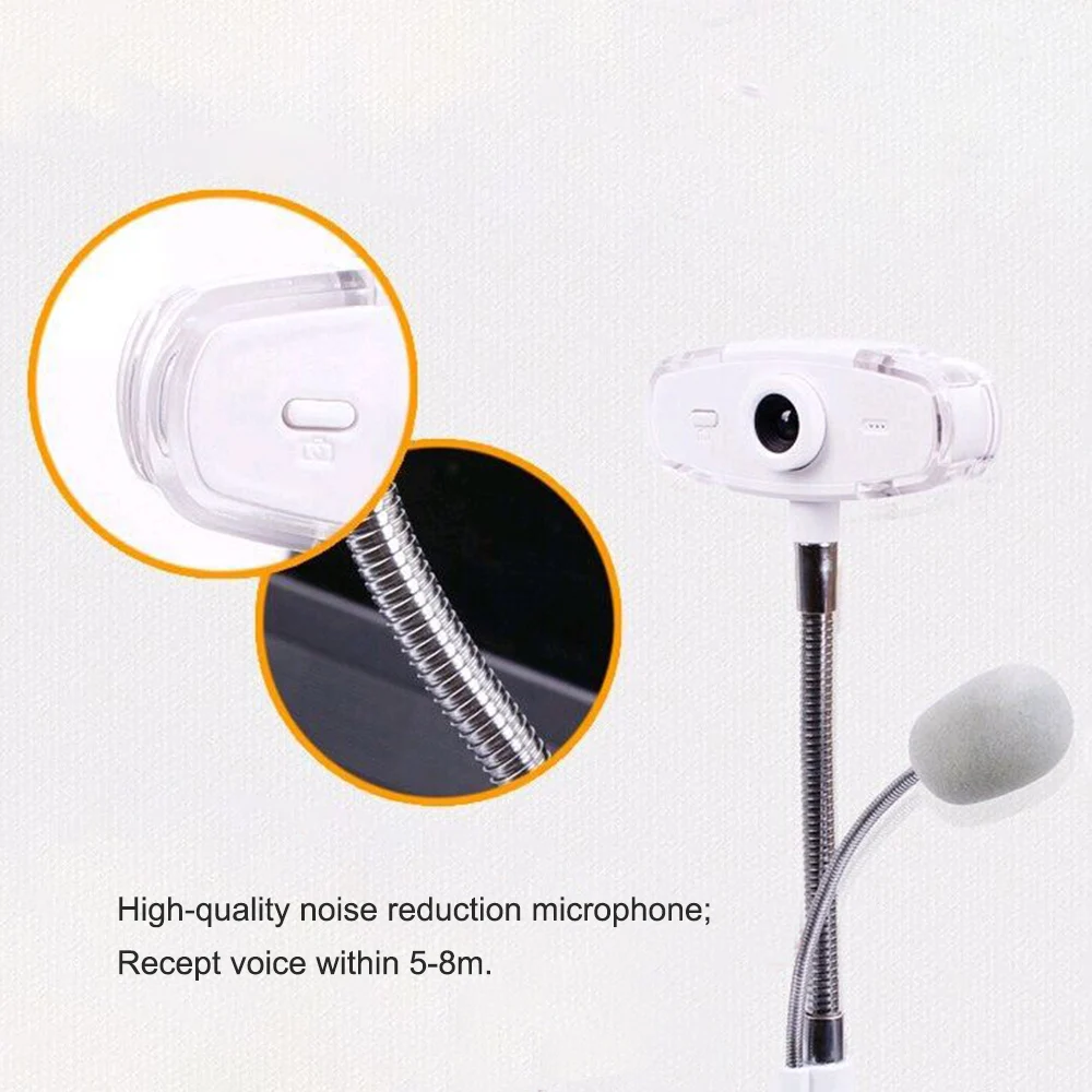 Веб-камера USB HD 1080P светодиодный светодиодной подсветильник кой и кабелем |