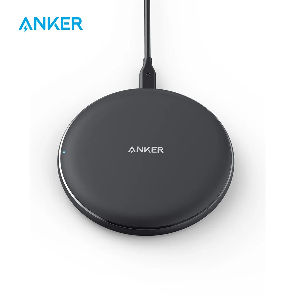 Anker 10 W Беспроводной Зарядное устройство Qi сертифицированы Беспроводной зарядного устройства для iPhone Xs Max/XR/XS/X/8/8 плюс Galaxy S9/S9+/S8/S8+/примечание 9 и т. д