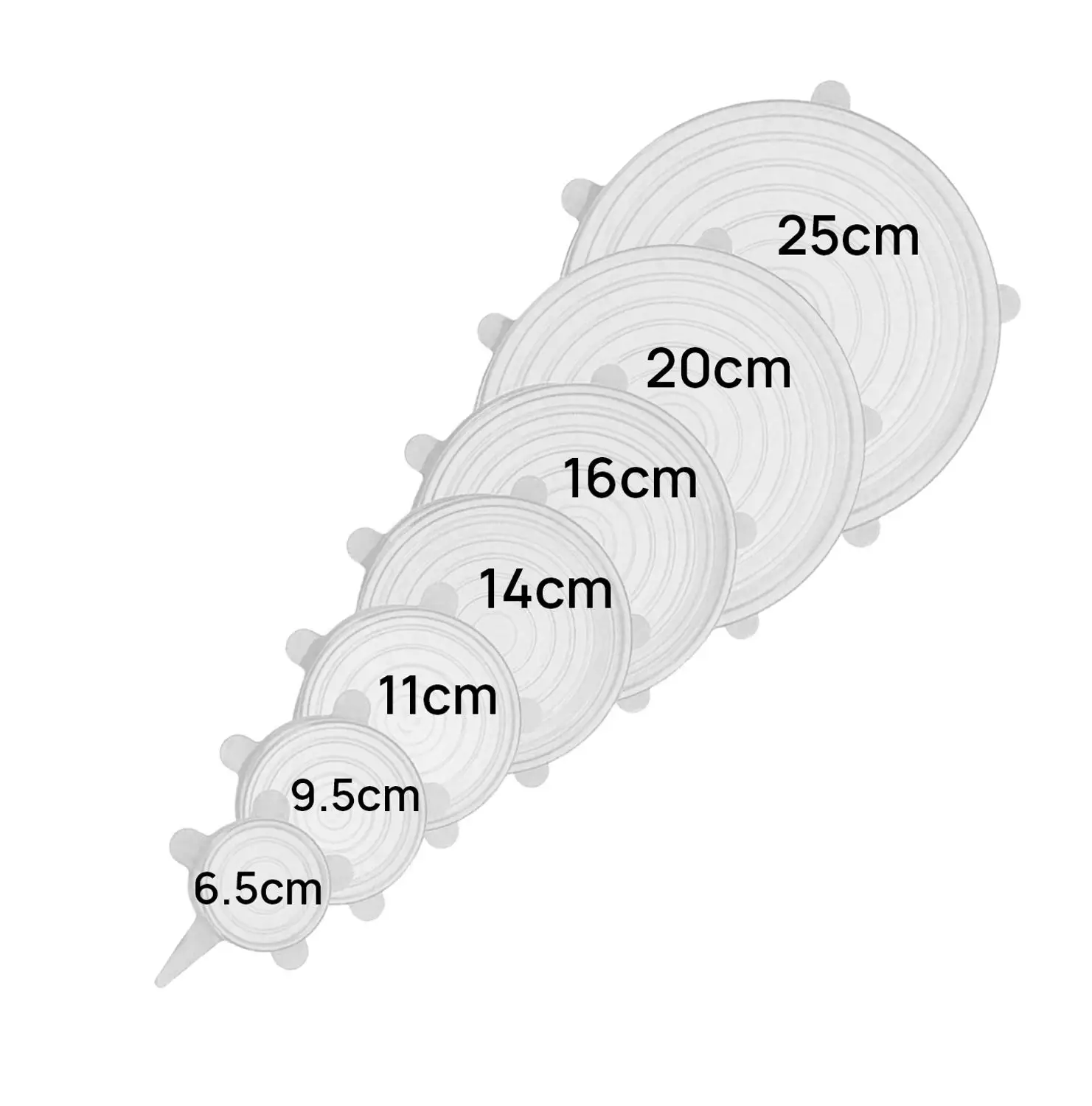 XXL 7/14 шт. силиконовые крышки для пищевых продуктов Многоразовые регулируемые