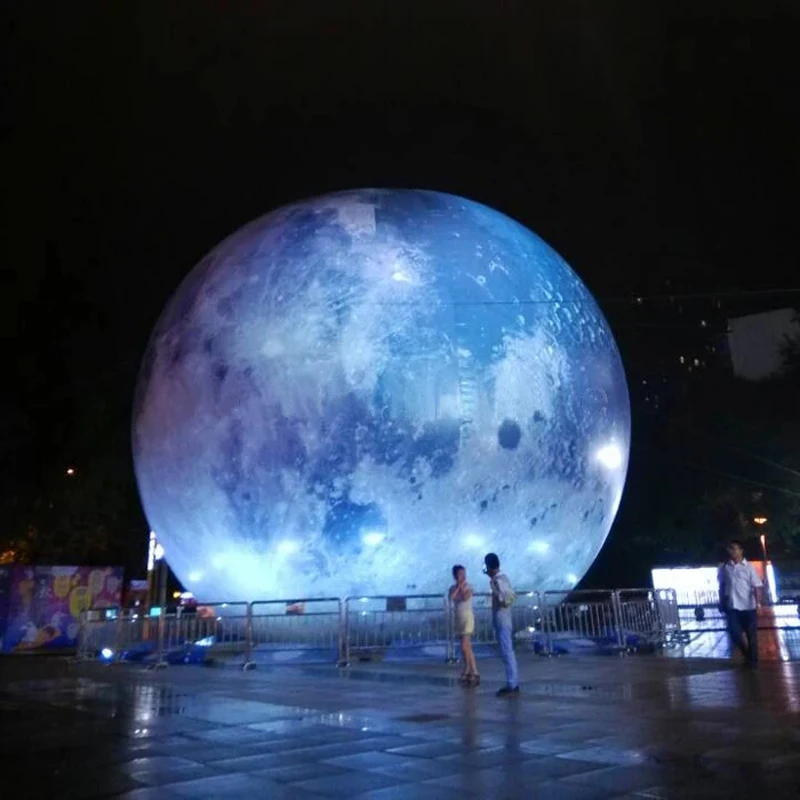 

Высококачественный гигантский надувной лунный шар со светодиодной подсветкой