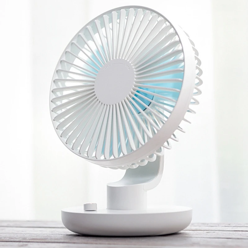 

Ballet Shaking Head Air Circulation USB Charging Vertical Table Fan