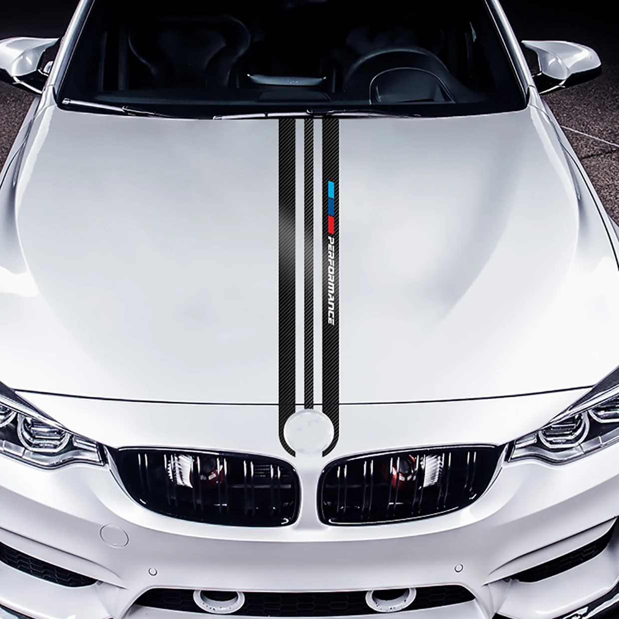 Стикеры для стайлинга автомобиля наклейки из углеродного волокна на капот BMW e90 e46