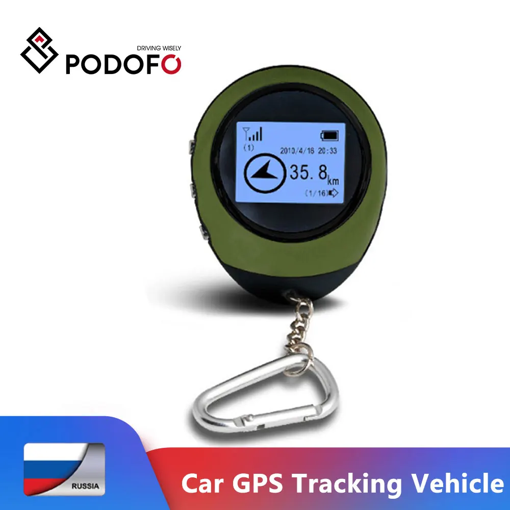 Podofo миниатюрное устройство отслеживания gps трекер путешествия портативный