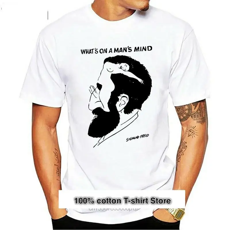 

Camiseta de manga corta con gráfico para hombre, prenda de vestir Universal, con Logo de Pint, divertida, Freud