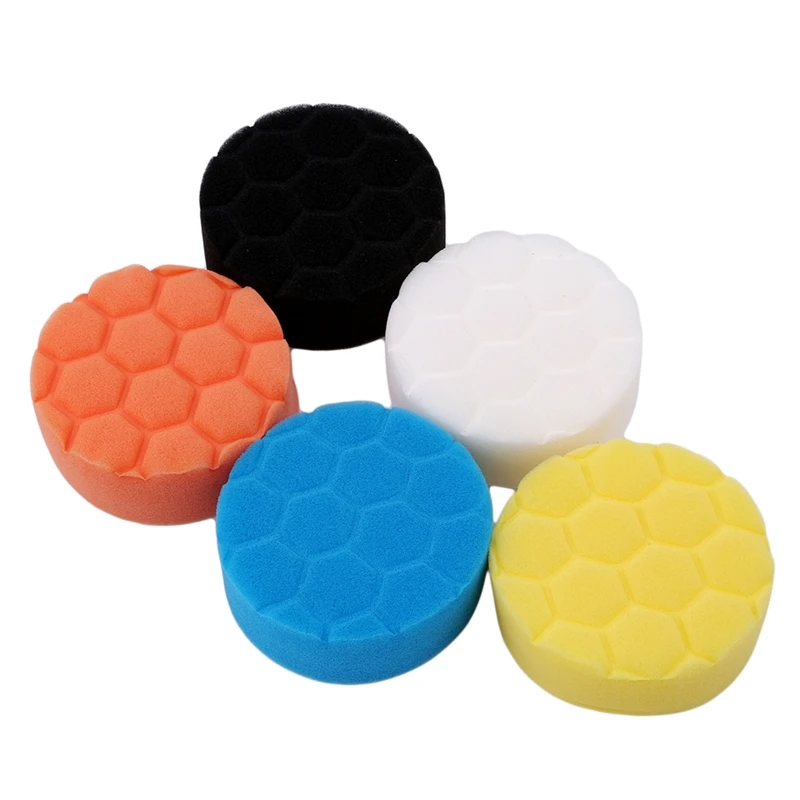 

Car Foam Drill Polishing Pad Kit for Car Polisher Drill adapters 3 Inch Sealing Glaze Waxing Buffing Pads Set