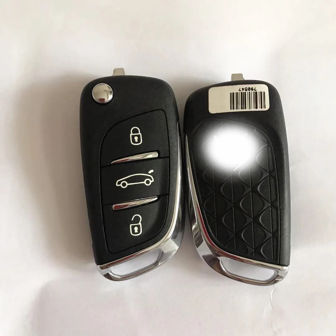 Отличный оригинальный 3 кнопки дистанционного ключа складной для Cirtoen C4L DS3 DS4 DS5LS