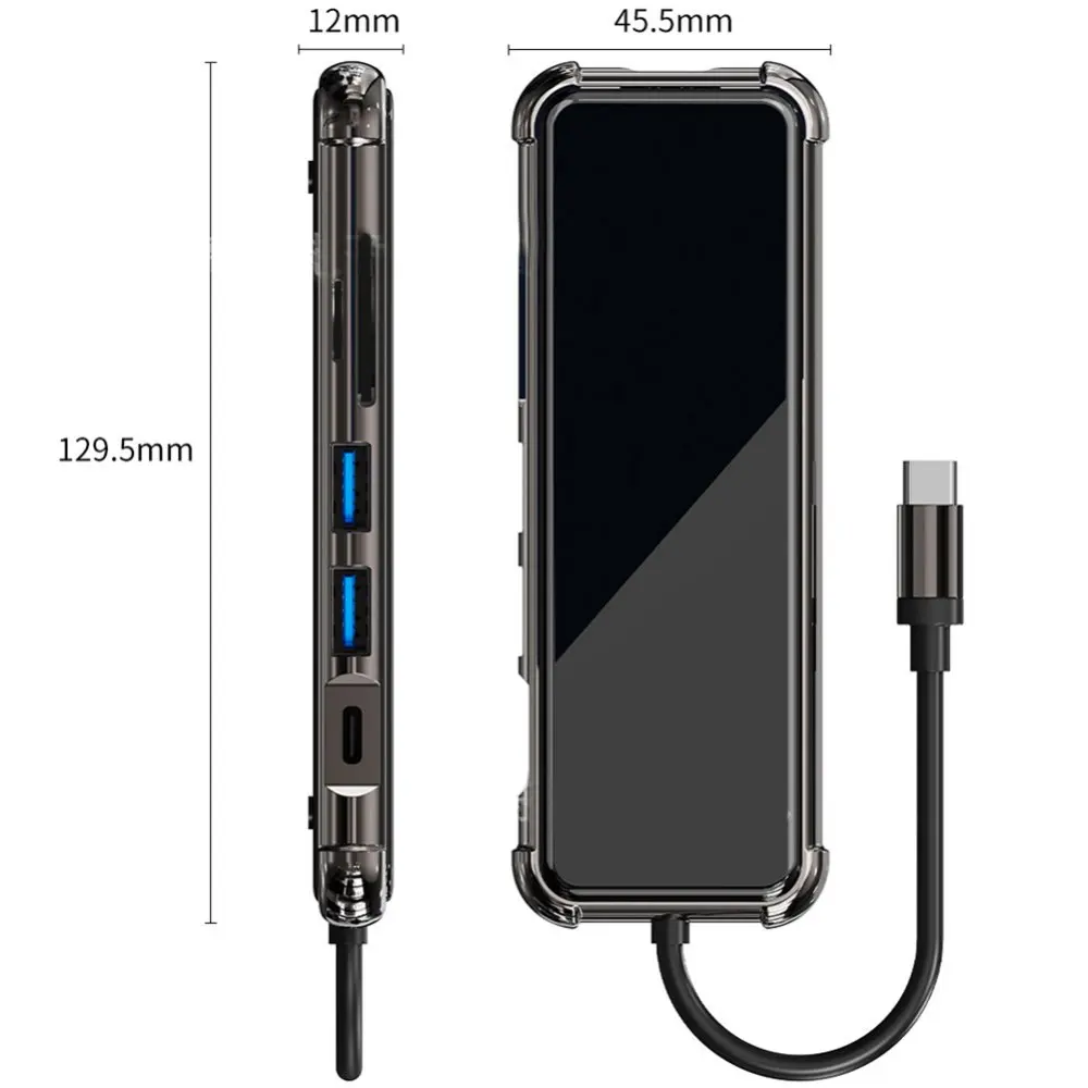 USB-концентратор 6-в-1 с мультипортами и чипами 4K 60 Гц | Компьютеры офис