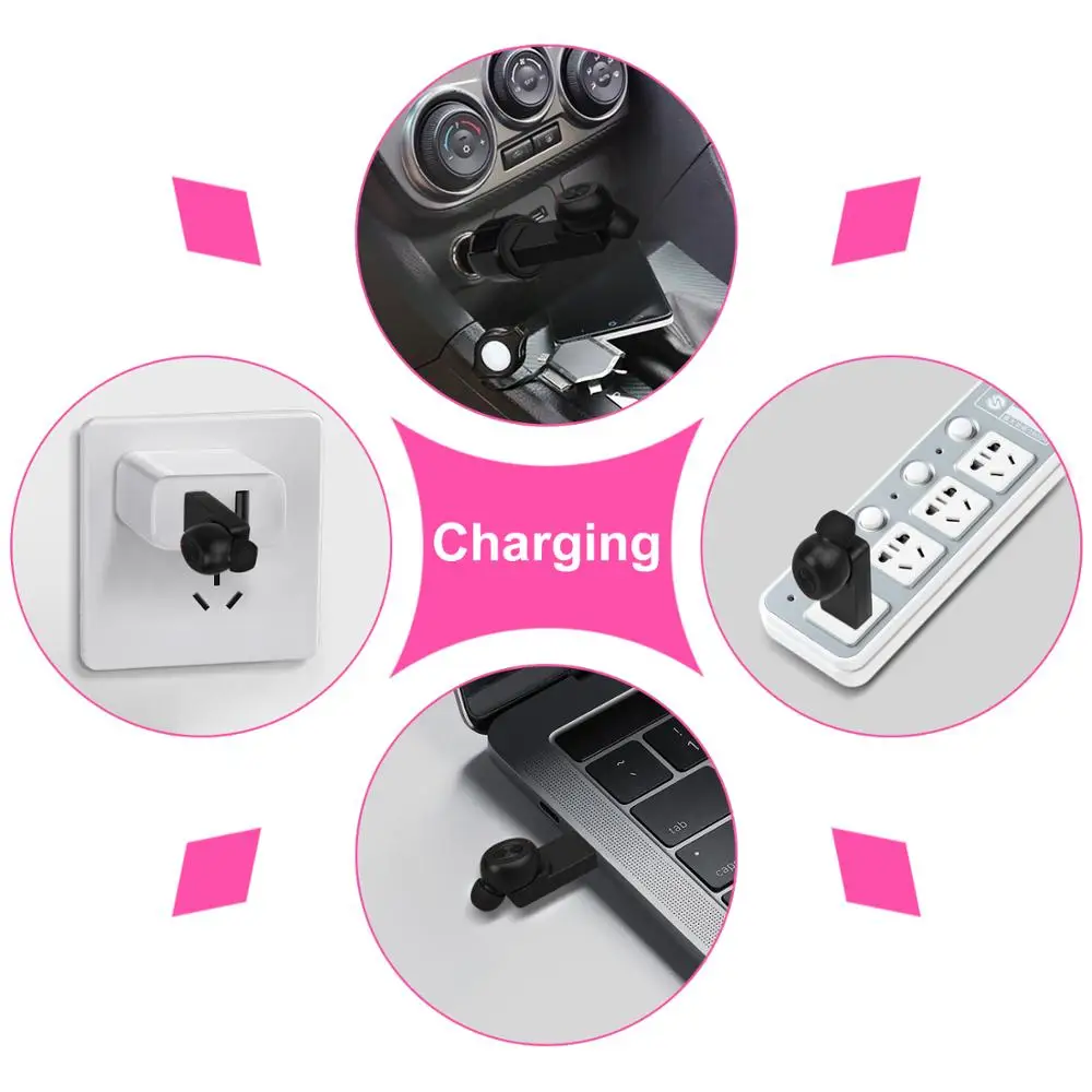 Bluetooth-гарнитура 5 0 с USB-зарядкой Спортивные Беспроводные стереонаушники