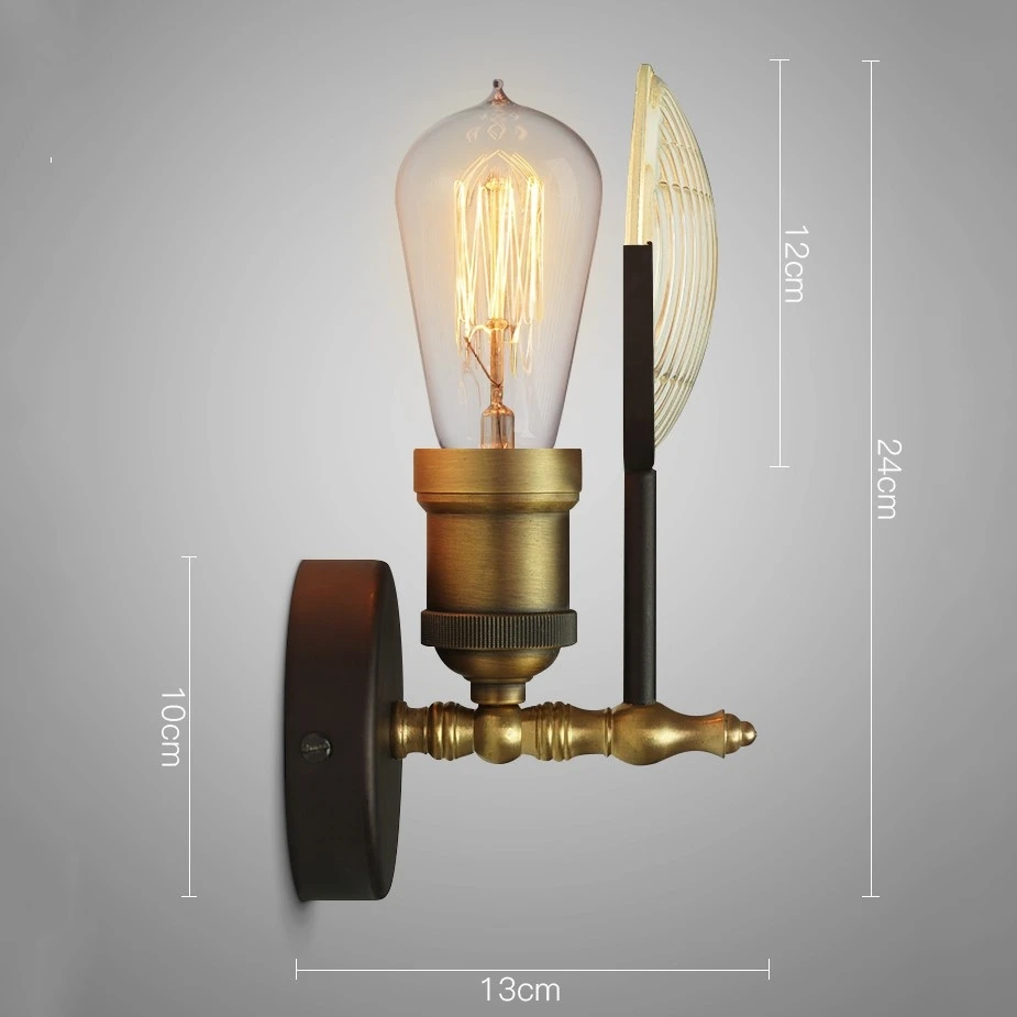 Edison винтажный Лофт настенный светильник для спальни прикроватный столик