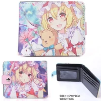 anime touhou project short wallet yakumo yukari button purse