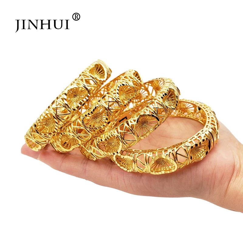 Женский браслет золотого цвета Jin Hui ювелирное изделие в африканском стиле для