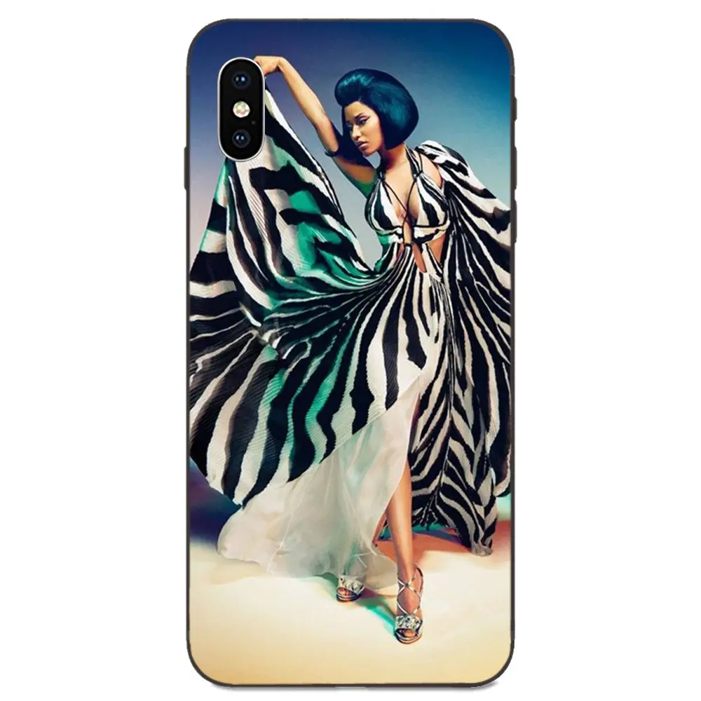 Ультратонкий чехол для телефона с мультяшным рисунком Nicki Minaj милый Apple iPhone 4 4S 5 5S SE