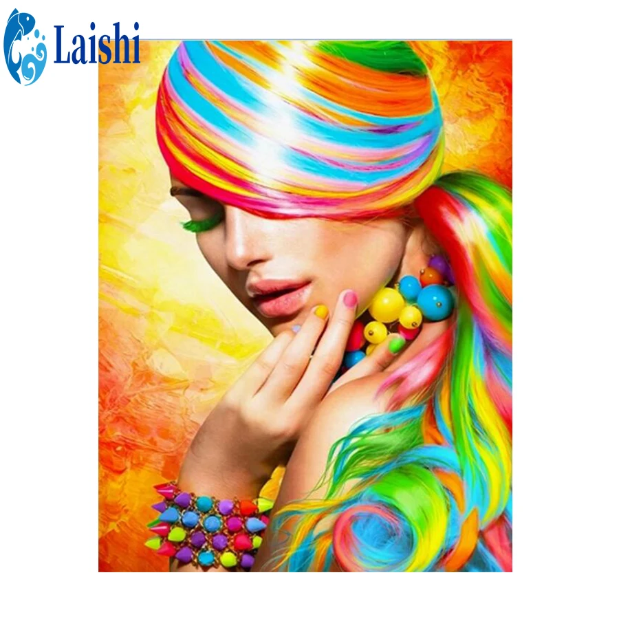 

Алмазная живопись «сделай сам», рисунок «фантазия женщины», полноразмерная/круглая вышивка 5D, алмазная вышивка, картина Стразы