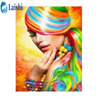 Алмазная живопись сделай сам, рисунок фантазия женщины, полноразмернаякруглая вышивка 5D, алмазная вышивка, картина Стразы