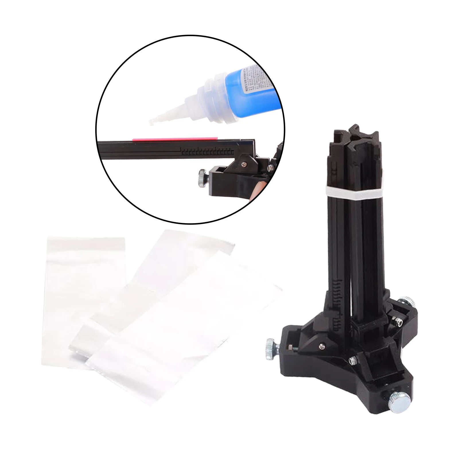 

Bow Arrow Fletching Jig Tool DIY Feather Model Plastic Feather Shaft