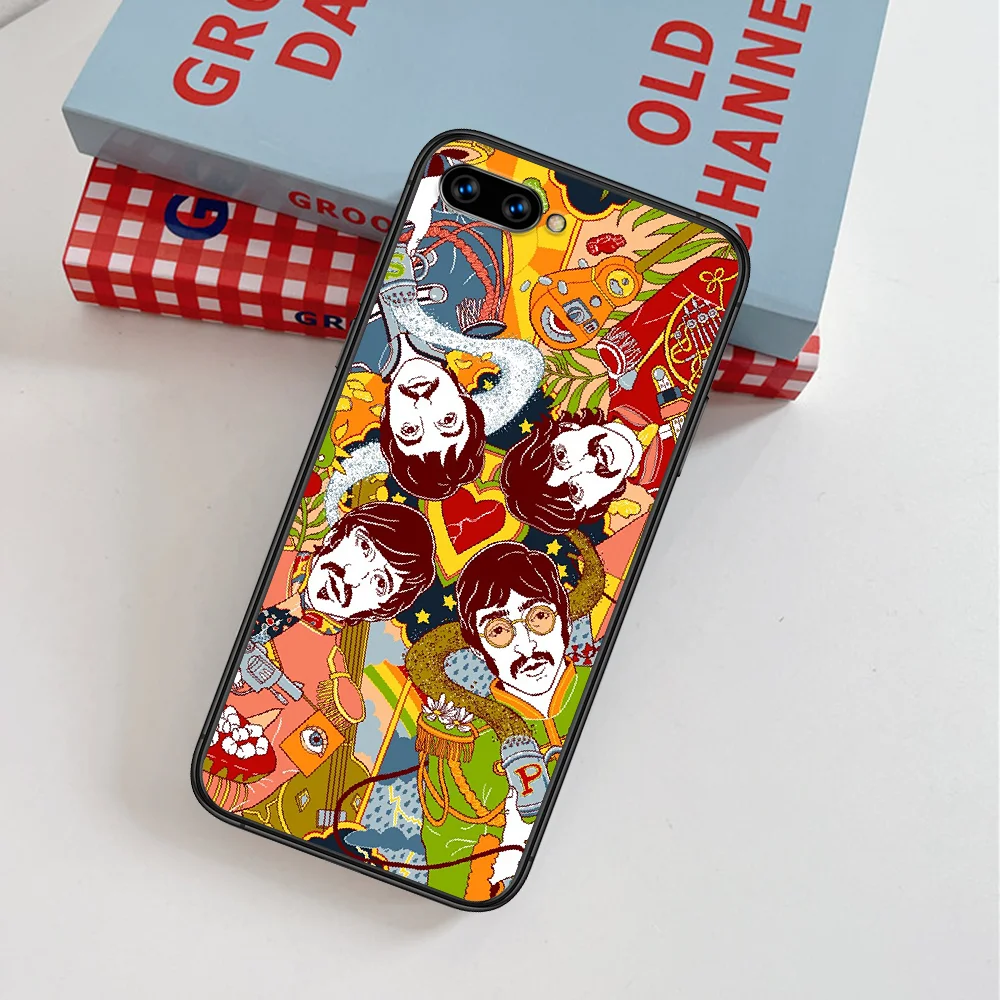 

The Beatle Band Phone Case For Huawei Honor 6A 7A 7C 8 8A 8X 9 9X 10 10i 20 Lite Pro Play black Bumper Soft Back Trend Etui