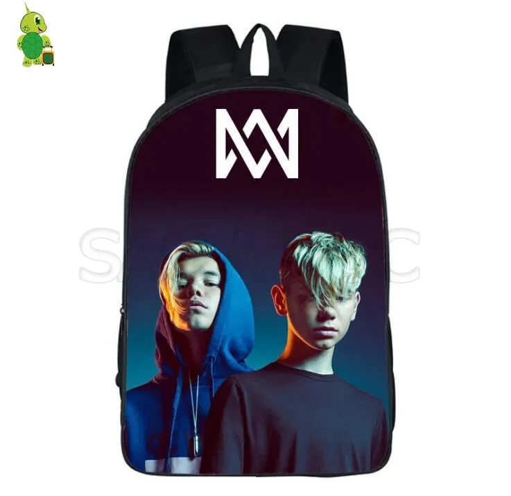 Mochila Маркус и Мартинус рюкзак для женщин школьная сумка для подростков девочек мальчиков Водонепроницаемый модный рюкзак для путешествия Сумка - Цвет: 1