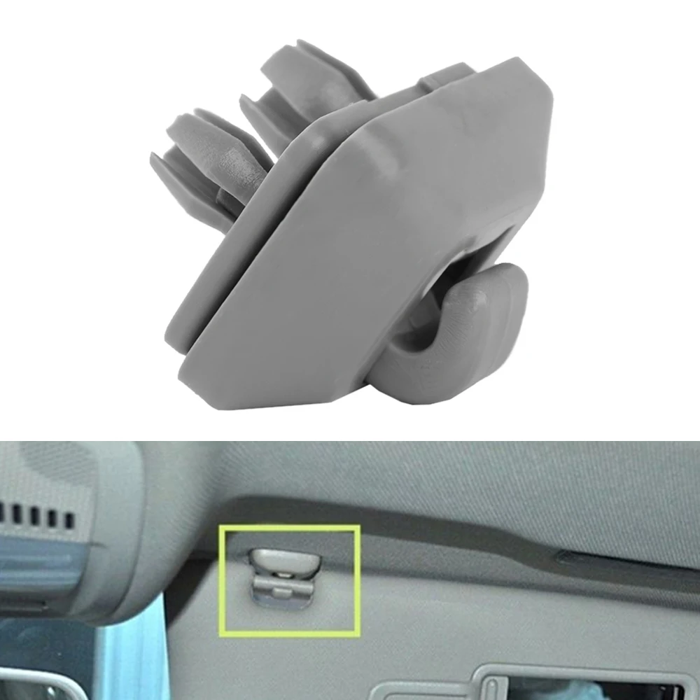 1 шт. практичный серый солнцезащитный крюк для козырька крепежный кронштейн Audi A1