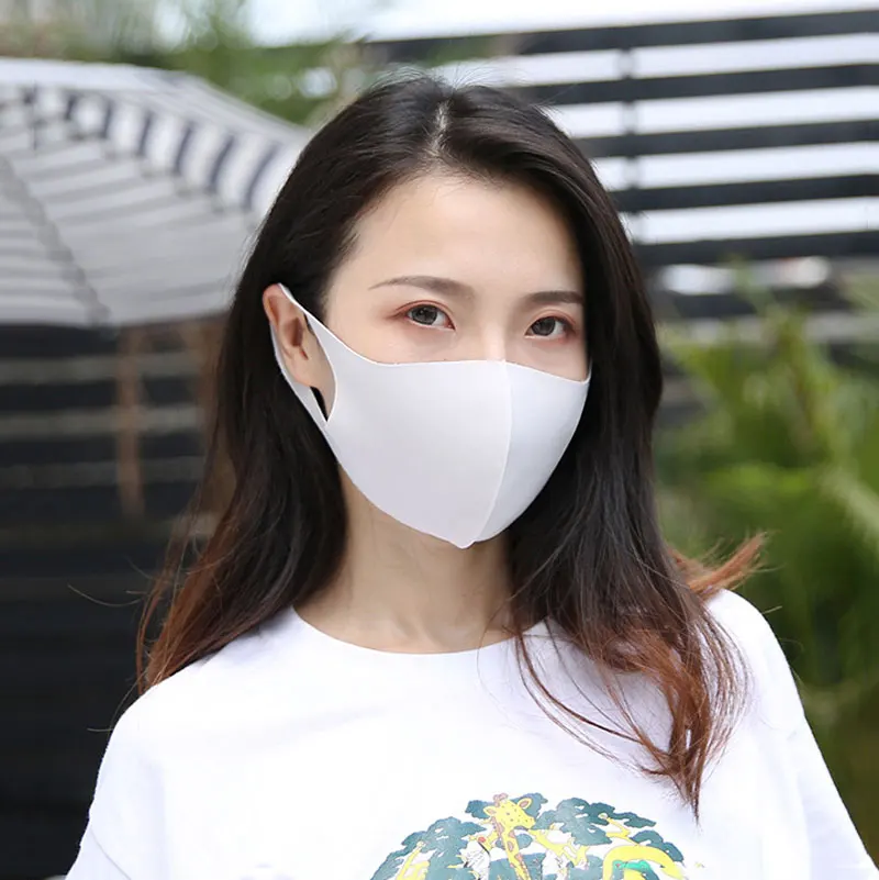 3 шт. ледяной шелк хлопковая Пылезащитная маска защита от солнца анти-приливы