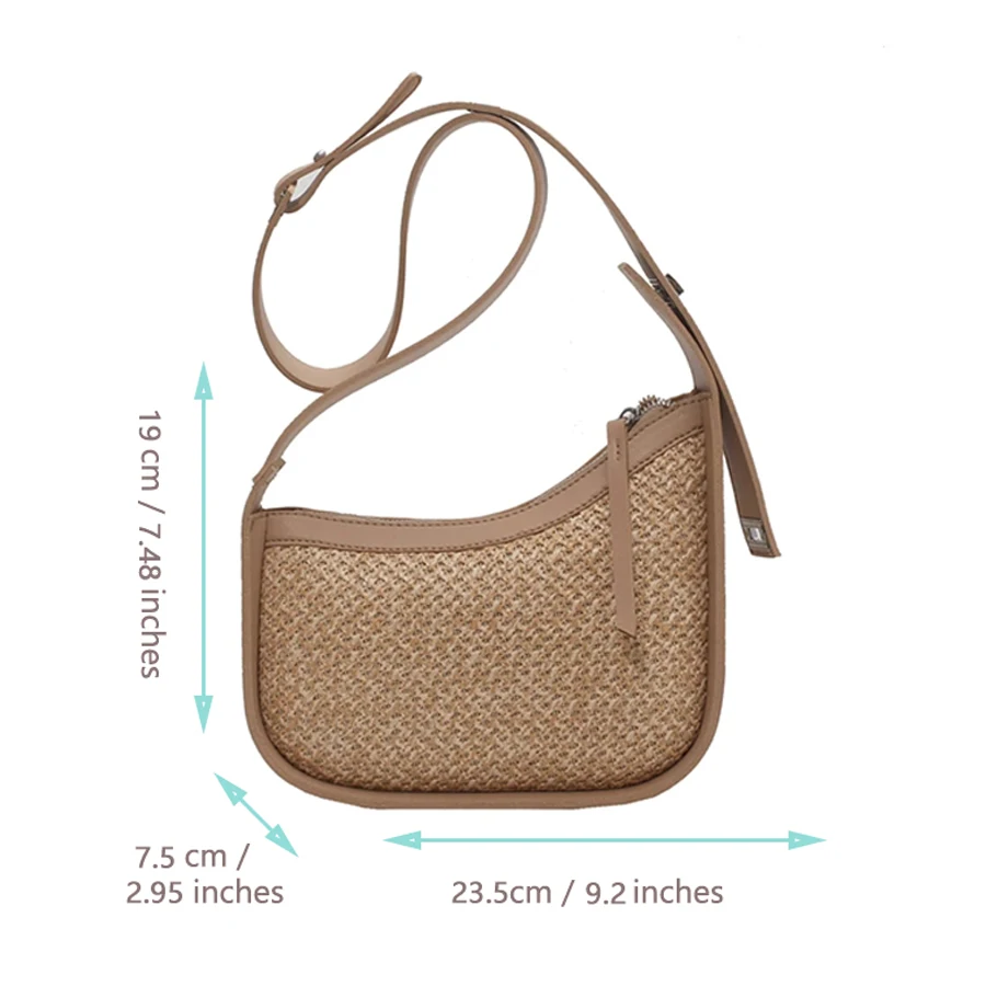 Летние соломенные сумки через плечо для женщин 2021 богемная плетеная
