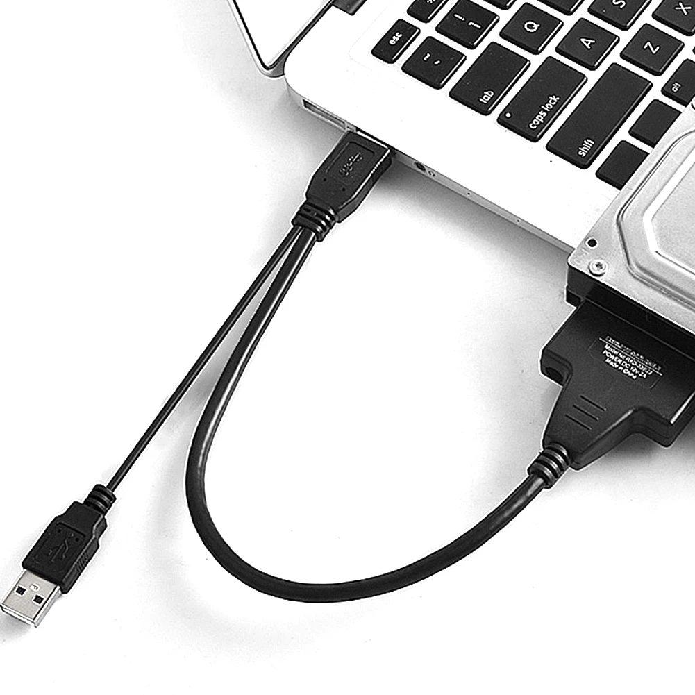 

B 2.0 to SATA 2.5" 22P External Adapter Serial ATA Cable Kit Hard Disk Set