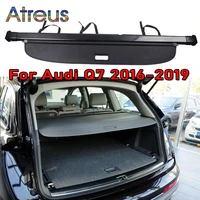 1set trunk parcel shelf cover for audi q7 2021 2020 2019 2018 2017 2016 auto accessories retractable rear racks spacer curtain