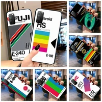 retro vhs tape vaporwave aesthetic phone case for huawei honor 30 20 10 9 8 8x 8c v30 lite view 7a pro