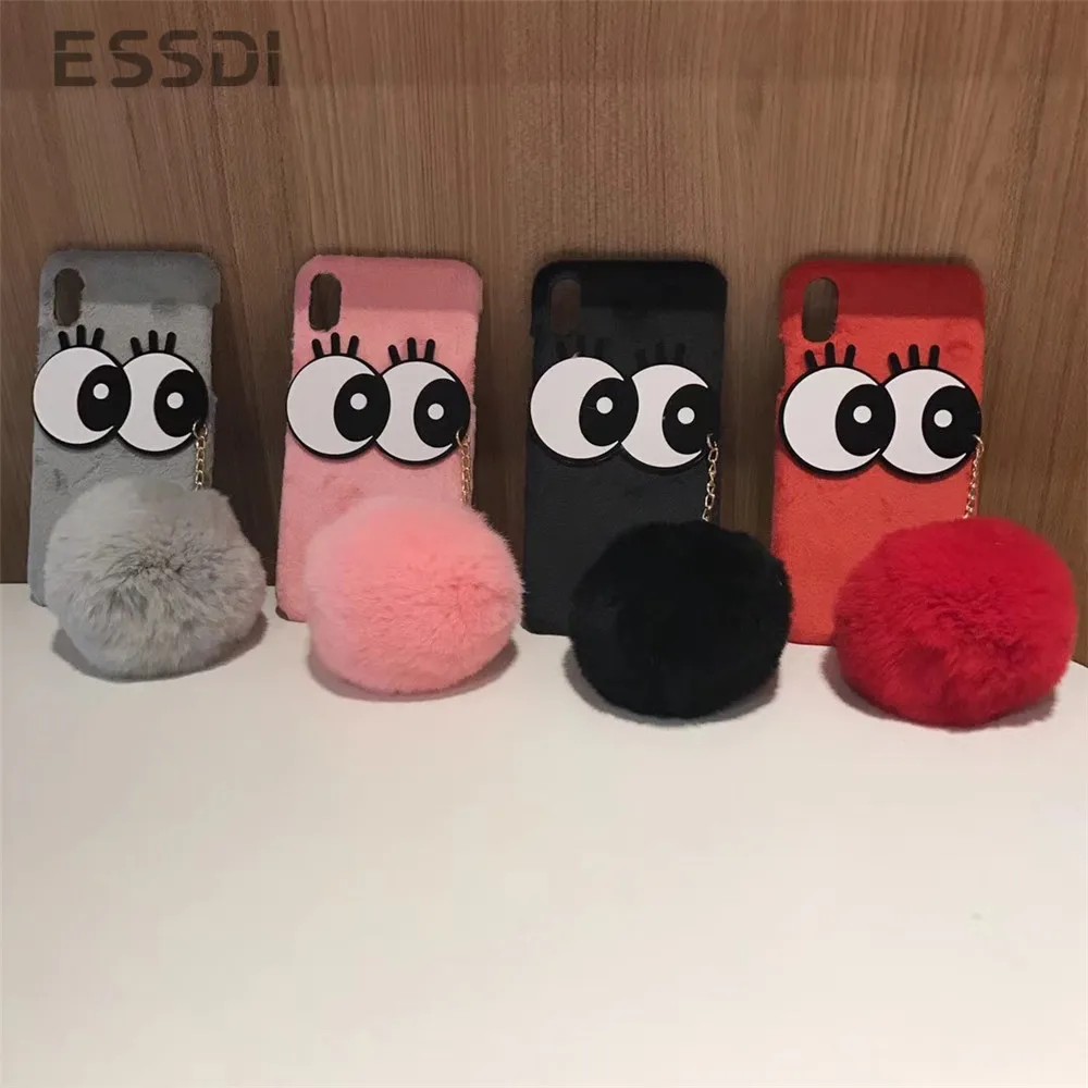 Essidi большие глаза телефон полный чехол Защитный для iphone xs MAX XR 6 8 plus 7 Чехол