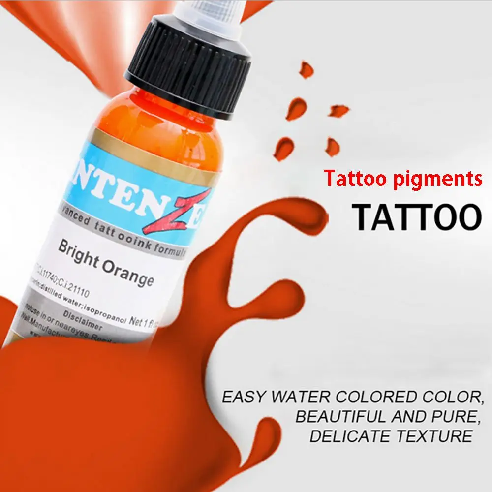 

30Ml Tattoo Ink 14 Colors Safe Permanent Makeup Pigments Suitable For Body Tattoo Art Permanent Tattoo Pigments Are Colorful