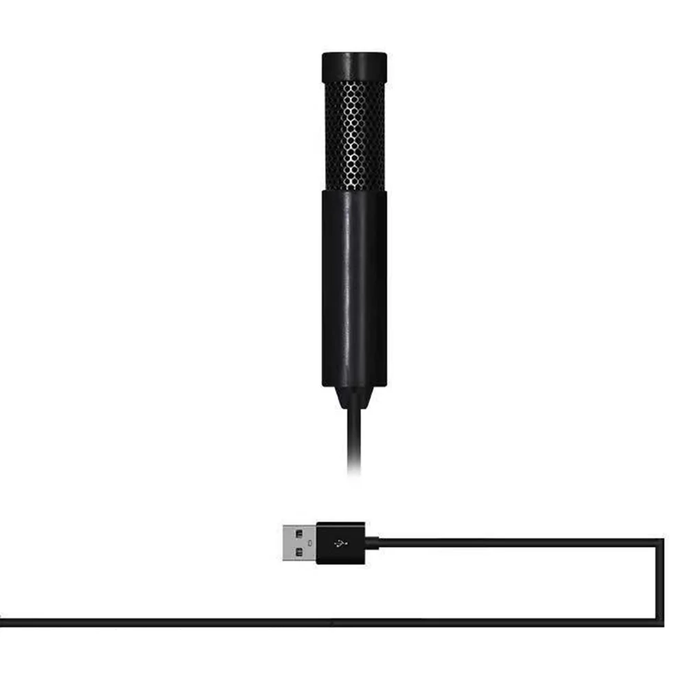 USB конденсатор стерео разъем микрофон Портативный мини ноутбук компьютер Студия