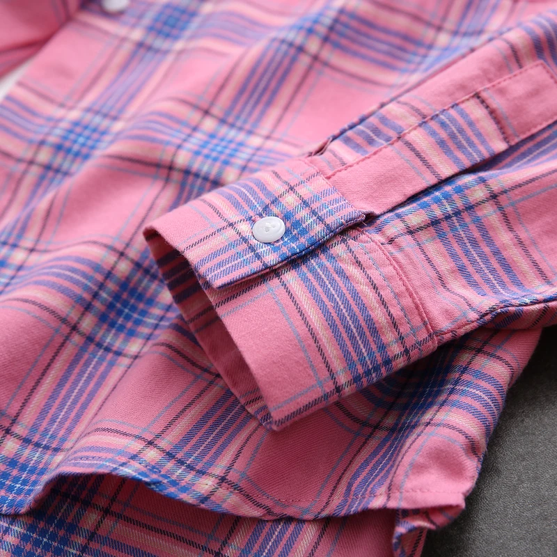 Женская блузка GOPLUS одежда для бойфренда женская рубашка в клетку большого