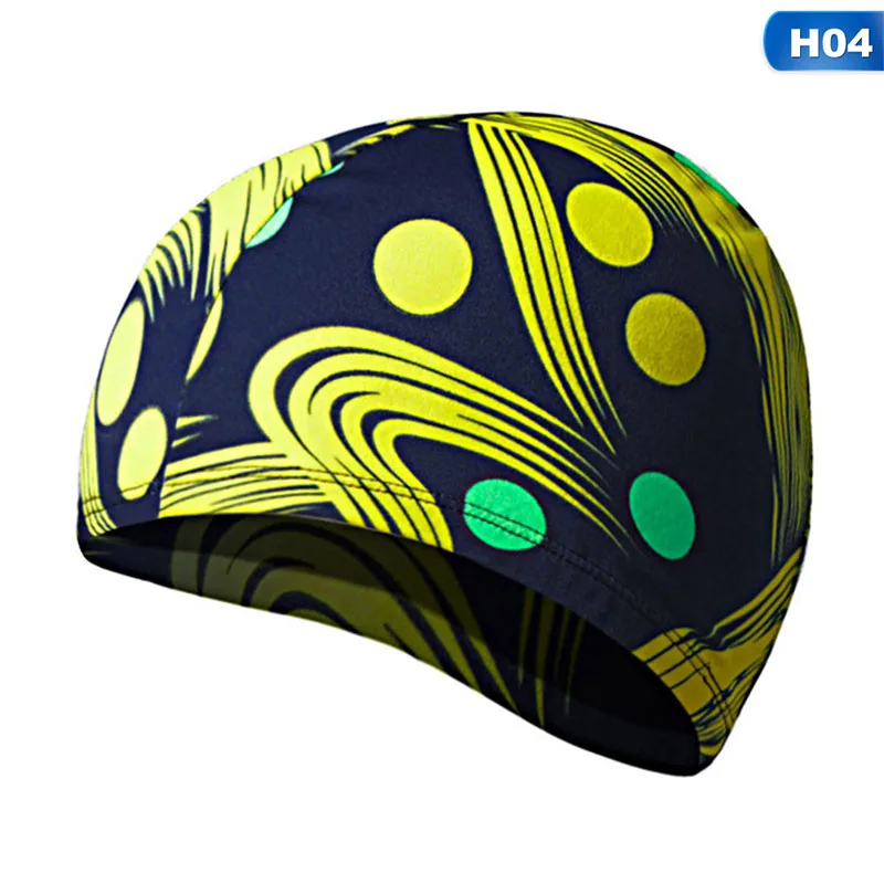 

2019 New Style Fashion Hot Women's Men's Bathing Hat Swimming Caps Spandex Waterproof Elastic Adult Black