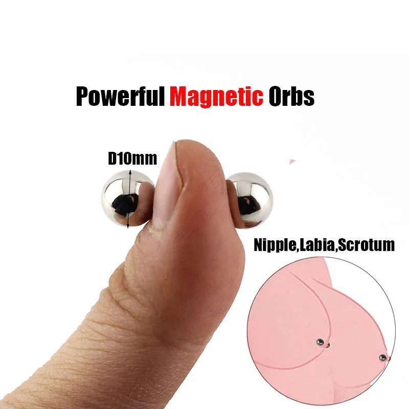 1/2/3 пара ультрамощные магнитные насадки прочный Стимулятор клитора зажимы для