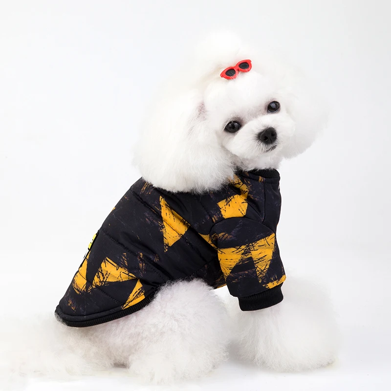 Одежда для домашних животных маленьких средних собак кофты щенков пальто теплая