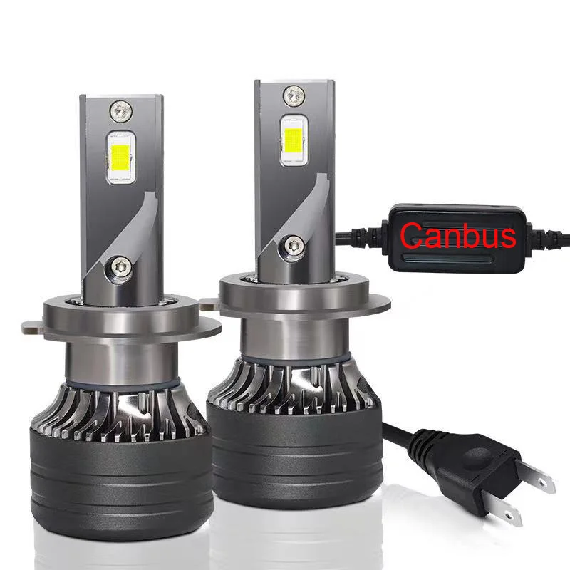 

Muxall 2Pcs No Error Canbus H4 H7 100W 30000LM H1 H8 H9 H11 9005 HB3 9006 LED Car lamp Headlight Turbo Fog Lamp 6000K 12V 24V