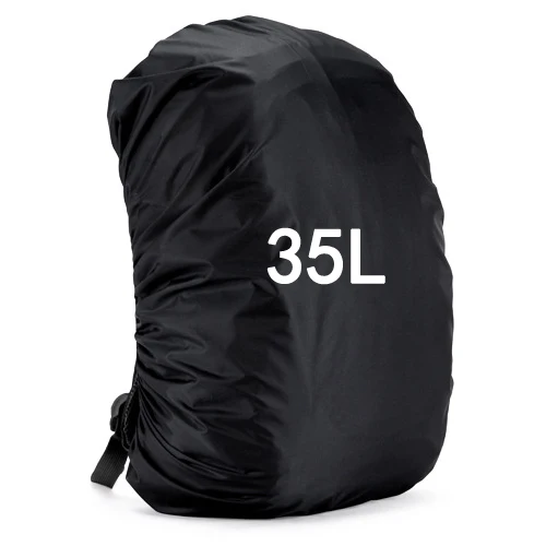 Black 35L 35L 45L 55L 70L 80L рюкзак дождевик походный туристический Водонепроницаемый пылезащитный спортивный мешок Сверхлегкий Открытый инструмент - Цвет: Black 35L
