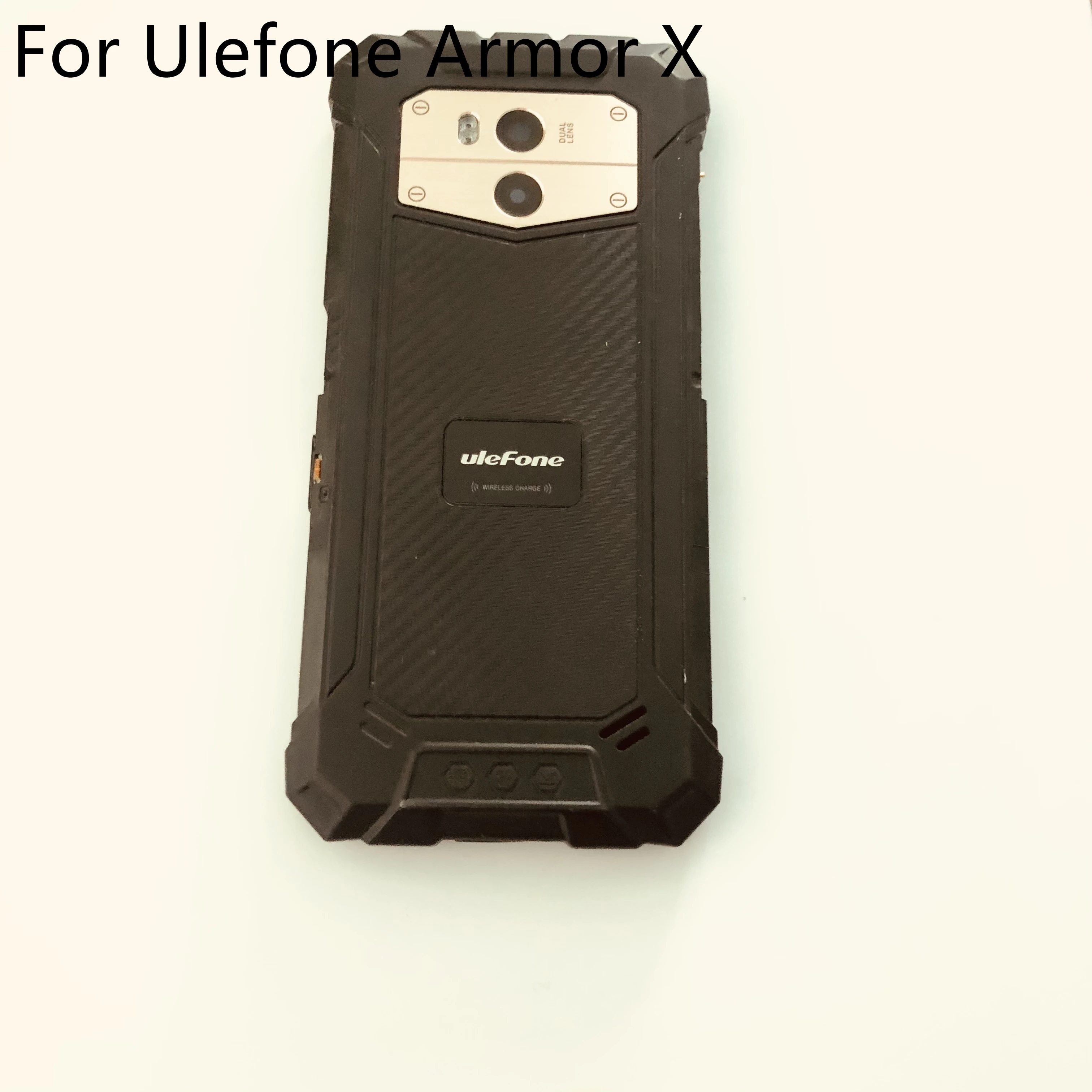 

Ulefone Armor X Used Battery Case Cover Back Shell + Camera Glass Lens For Ulefone Armor X MTK6739 5.5" 1440x720 Smartphone