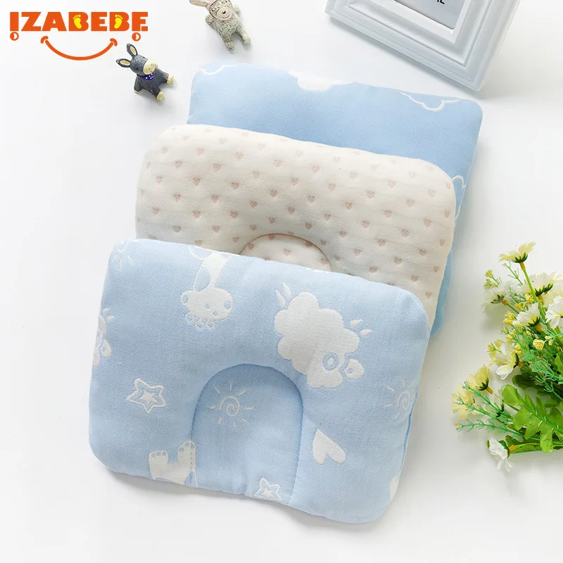 Подушка детская с принтом вогнутой головкой 1 шт. подушка для новорожденного