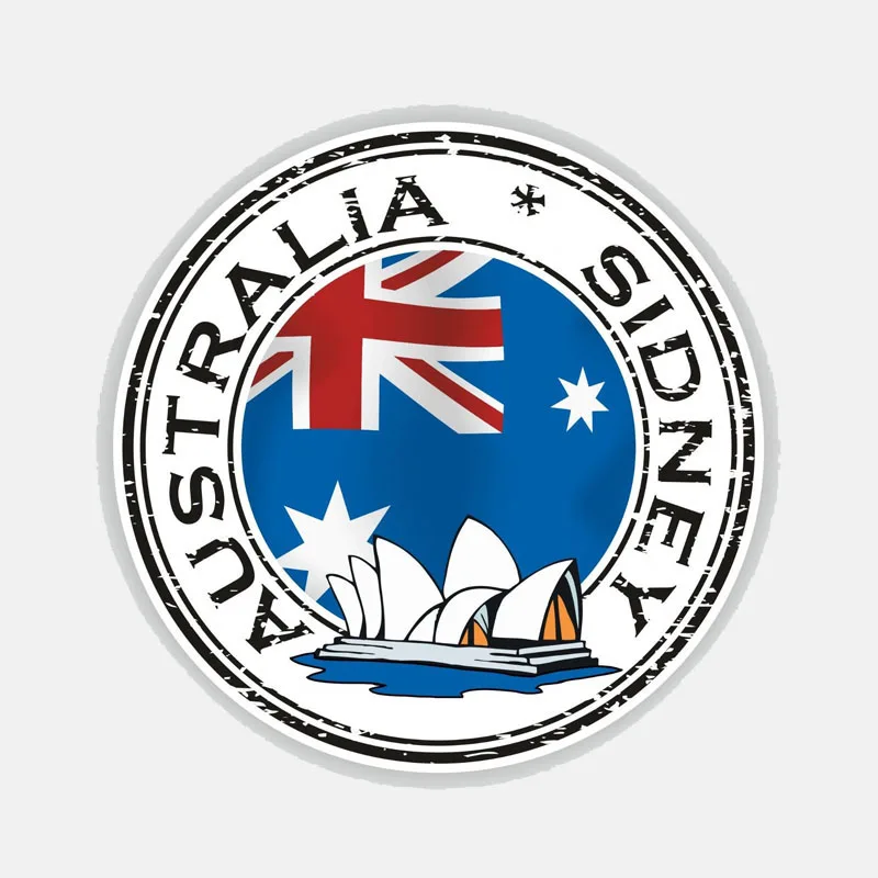 Стикер для автомобиля Aliauto модный стикер стильный Австралийский шлем Сидни оперы