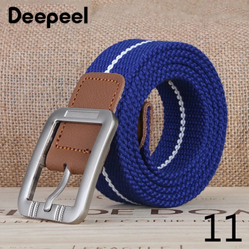 Deepeel 3 8*100/110/125 см из парусины тканые Ремни Для мужчин сплав ратение на ремешке с
